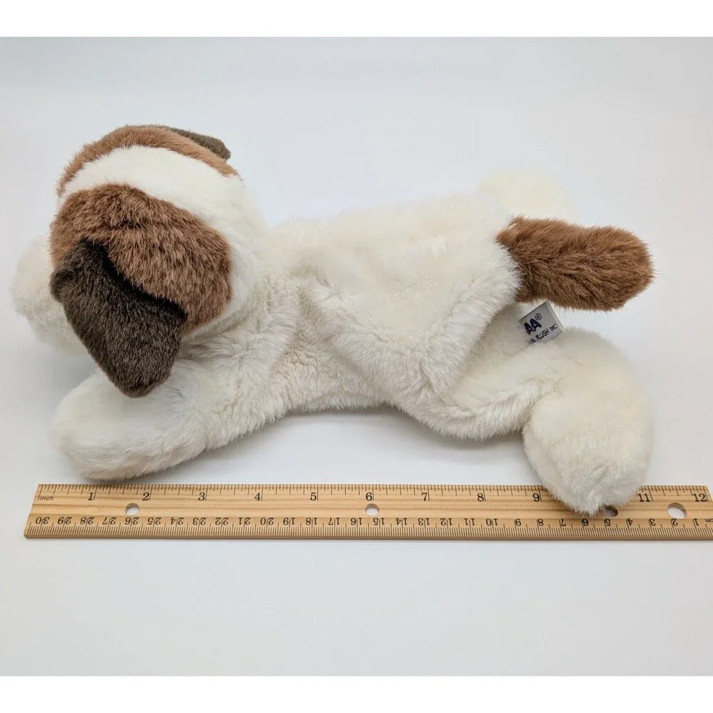 VTG A&A Jack Russell Terrier Puppy Dog Stuffed Animal Beanbag Plush 11”